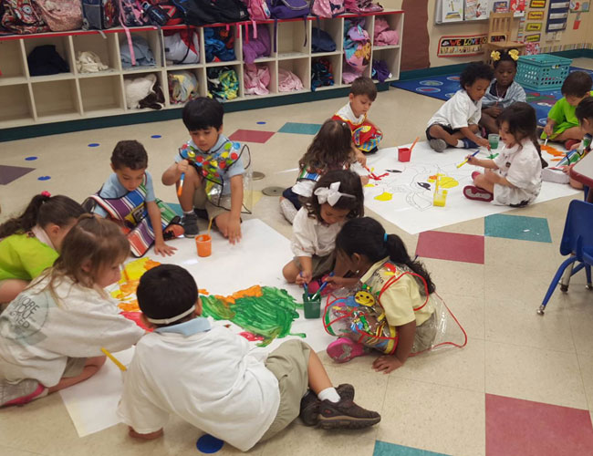 Preschoolers Create Process Artwork – Sagemont School